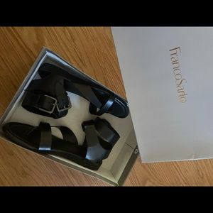 Franco Sarto Glinda, Black Lea Sandals